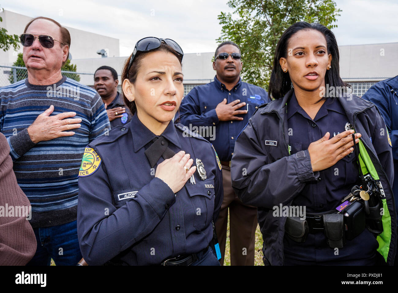 Miami Florida,Overtown,Black Police Precinct & Courthouse Museum,grand opening,ceremony,community history,honor,heritage,segregation,racial discrimina Stock Photo