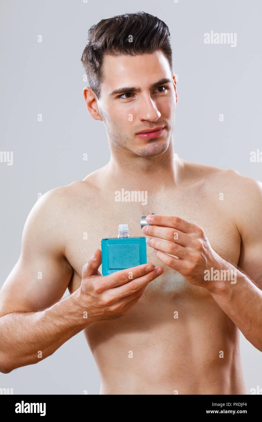 Skin care after shave Stock Photo Alamy