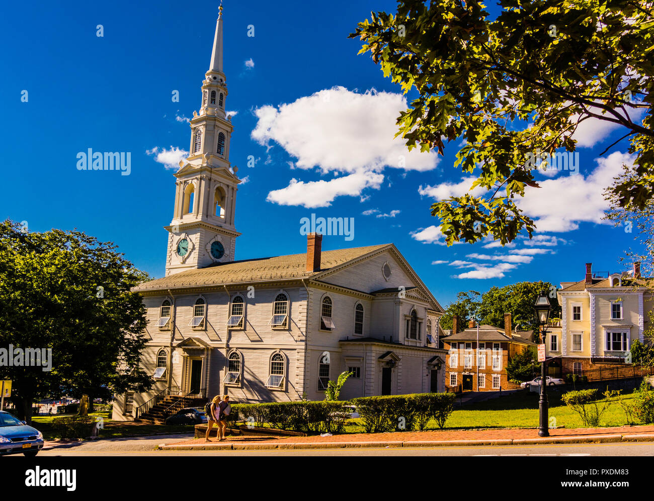 First Baptist Church of Providence   Providence, Rhode Island, USA Stock Photo