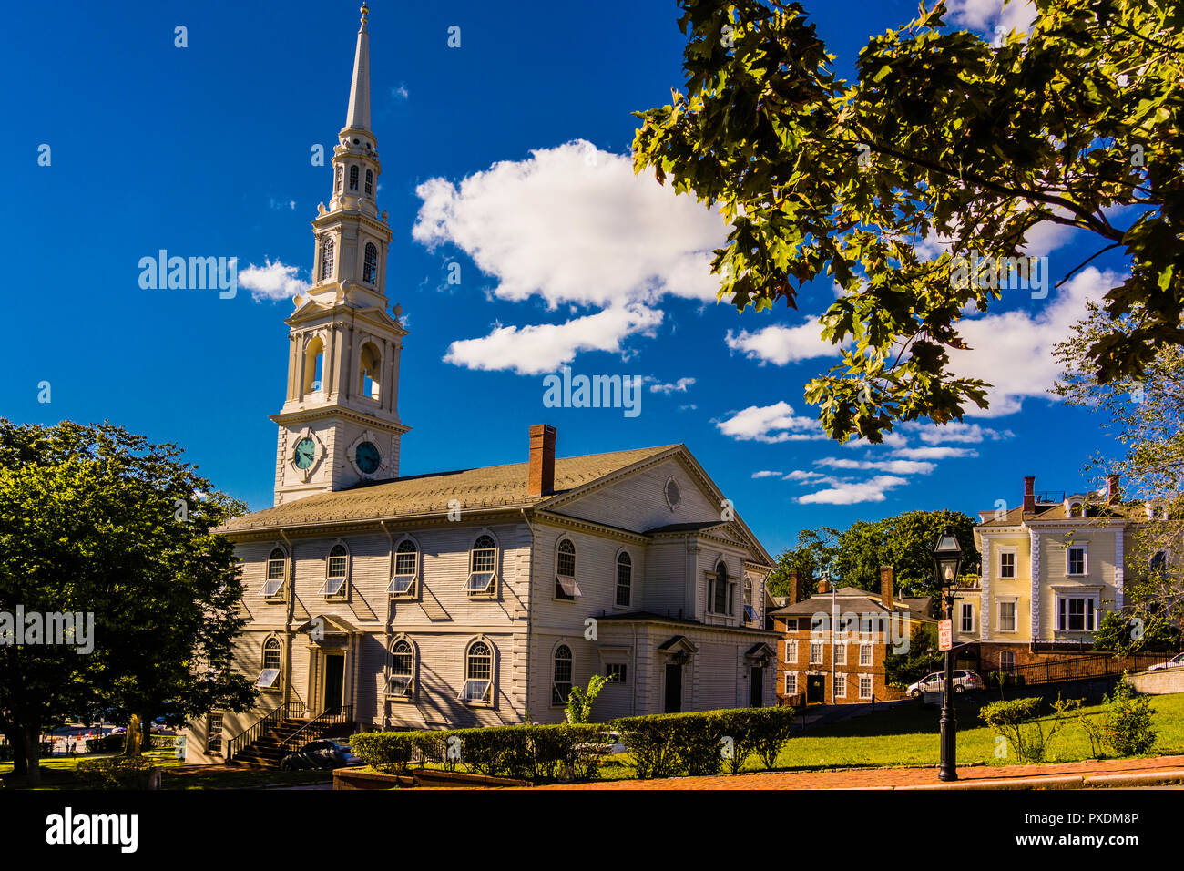 First Baptist Church of Providence   Providence, Rhode Island, USA Stock Photo