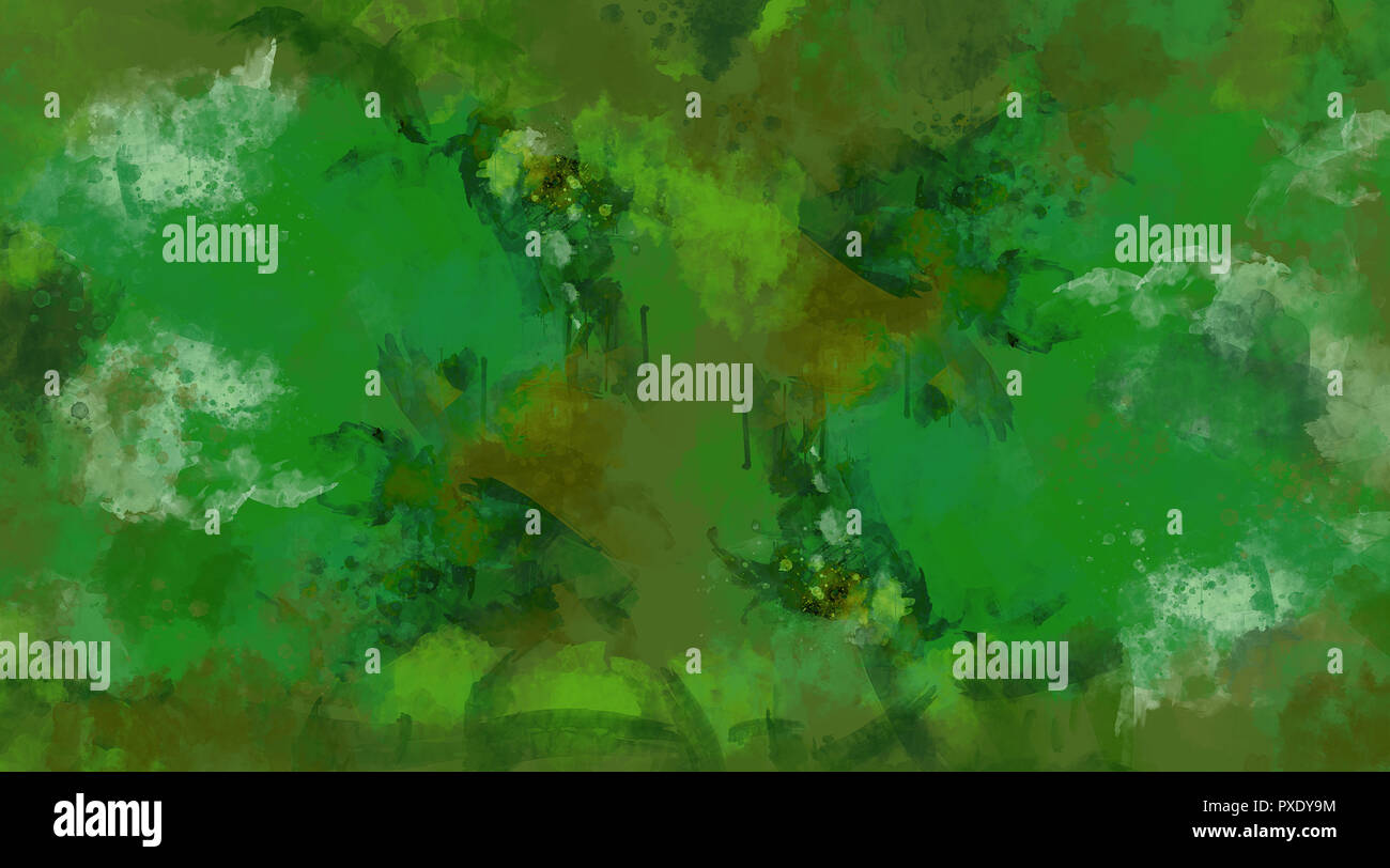 Abstract green watercolor background. Bright multi colored spots Stock ...