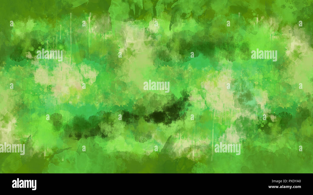 Abstract green watercolor background. Bright multi colored spots Stock ...