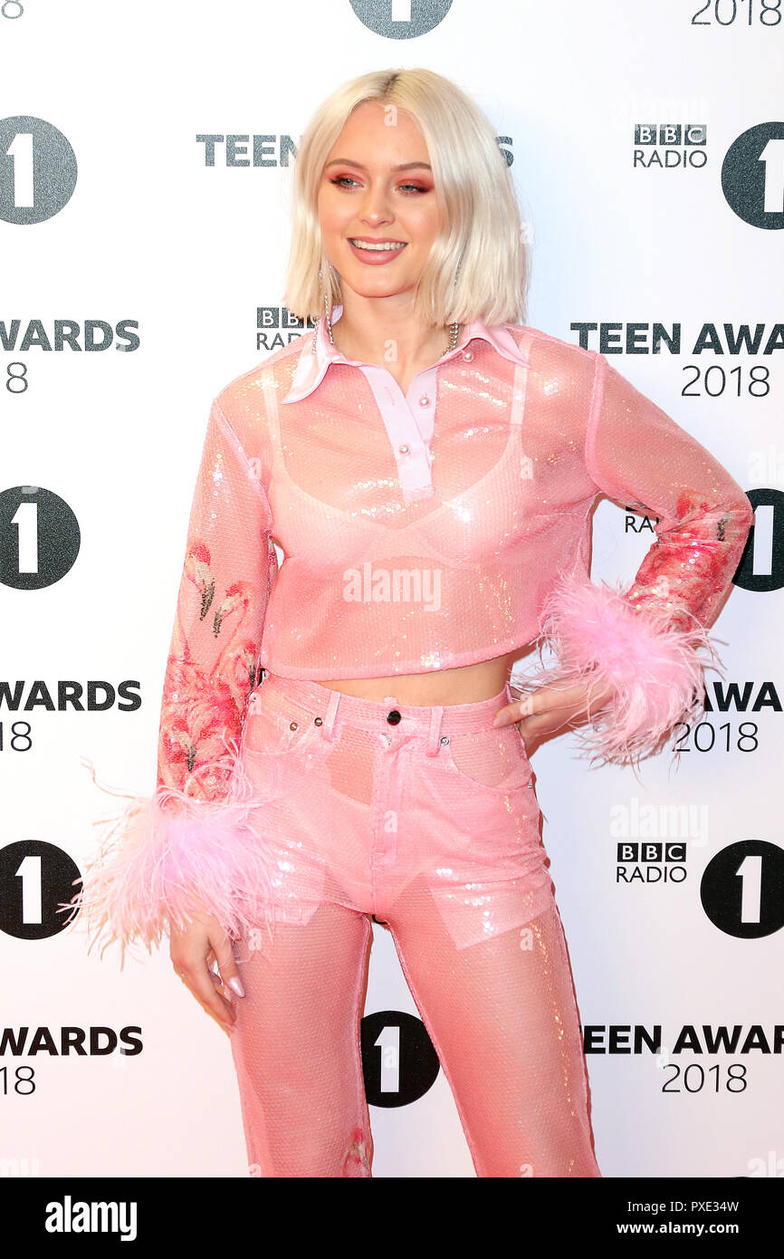 Zara larsson bbc radio 1 zara larsson london hi-res stock photography