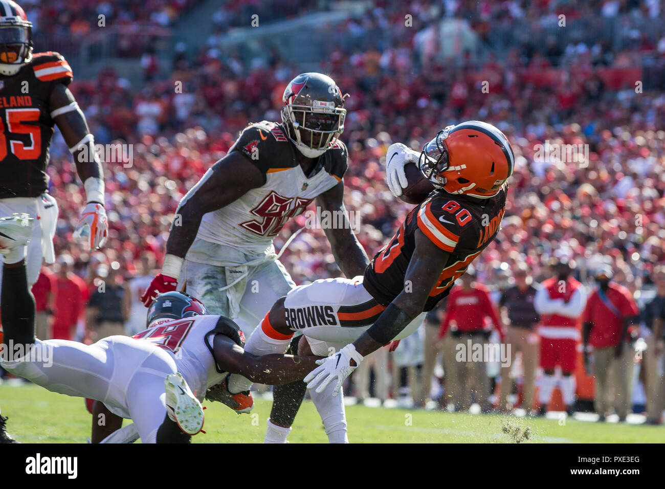 Jarvis Landry Cleveland Browns Unsigned Touchdown vs. Carolina Panthers  Photograph