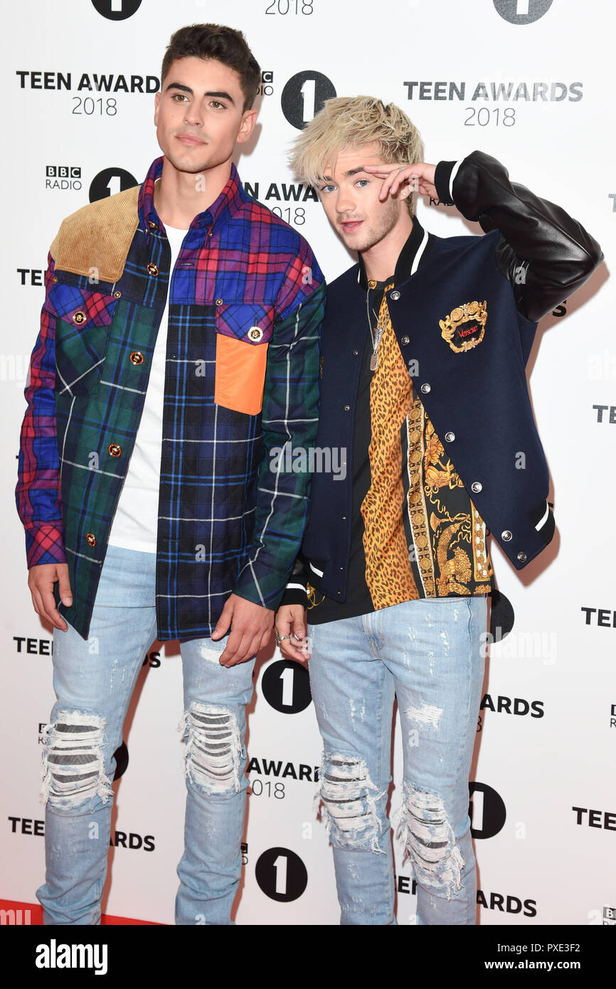 London Uk October 21 2018 Jack Jack Jack Johnson Jack Gilinsky At Tthe Bbc