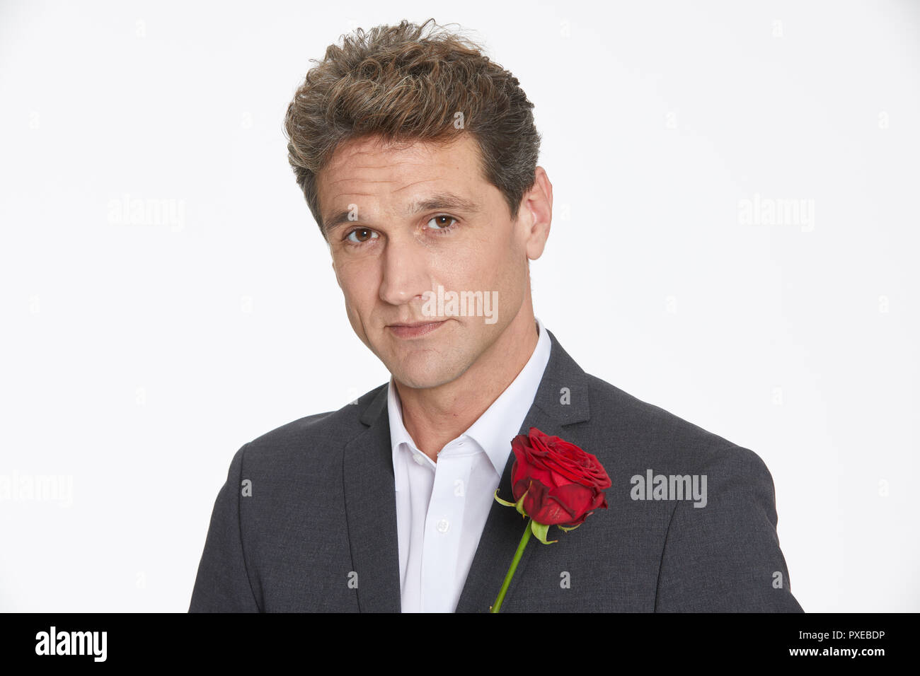 Hamburg, Germany. 22nd Oct, 2018. The actor Oliver Franck in the role of  Luke, taken at a photo shoot for the new season of the ARD telenovela "Rote  Rosen". Credit: Georg Wendt/dpa/Alamy