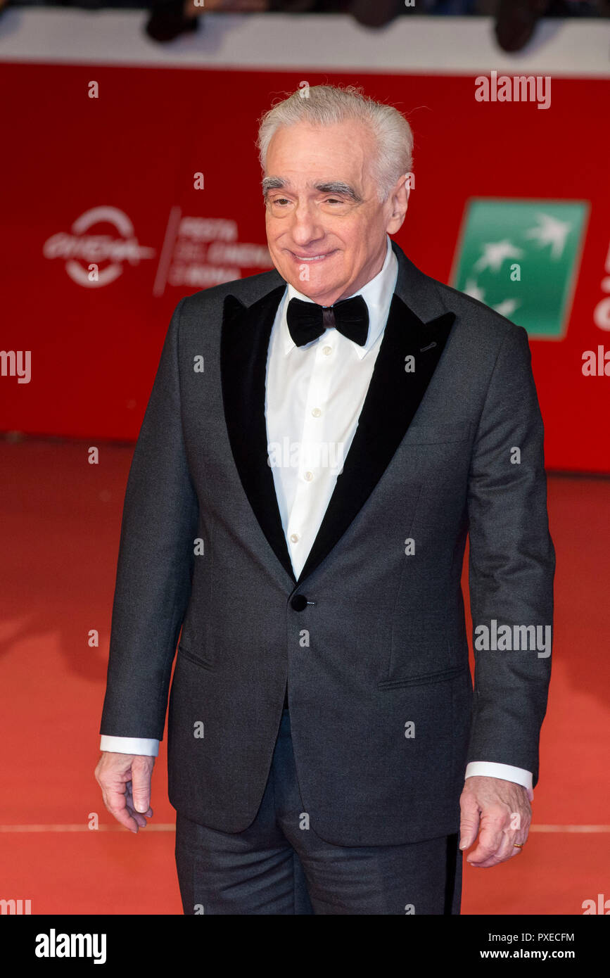 Rome, Italy. 22nd October, 2018. Rome, Italy. 22nd Oct, 2018. Martin Scorsese attending the red carpet during the 13th Rome Film Fest Credit: Silvia Gerbino/Alamy Live News Credit: Silvia Gerbino/Alamy Live News Stock Photo