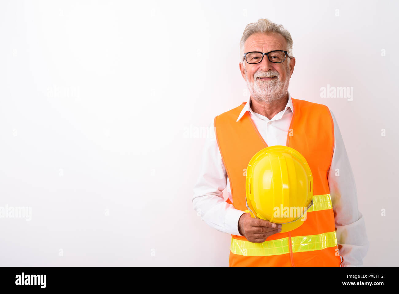 Old man helmet portrait hi-res stock photography and images - Alamy