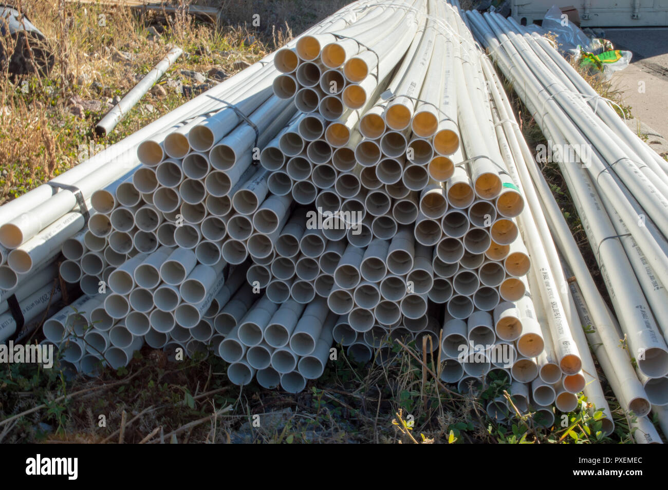 Pvc pipe construction hires stock photography and images Alamy