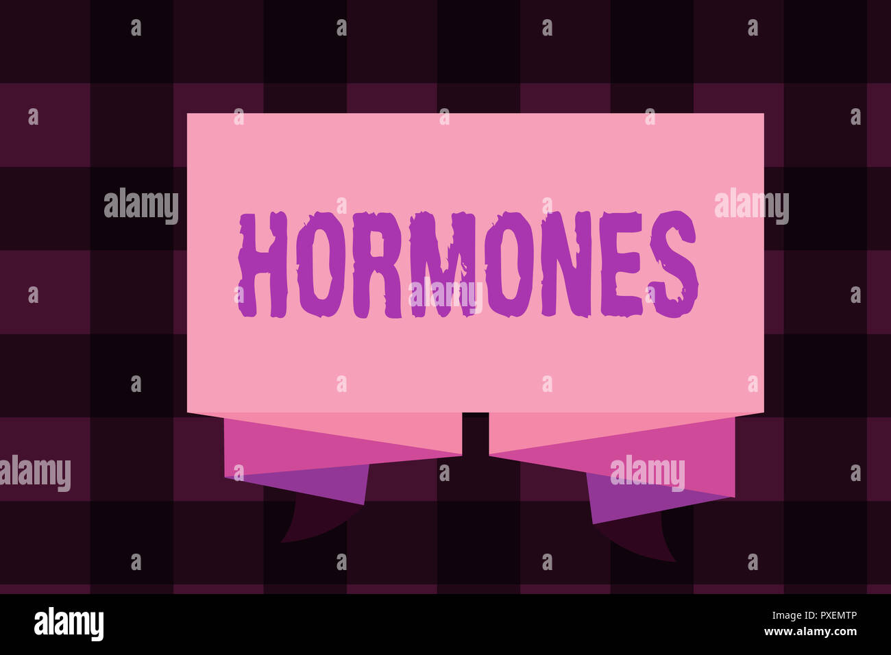 Writing note showing Hormones. Business photo showcasing regulatory ...