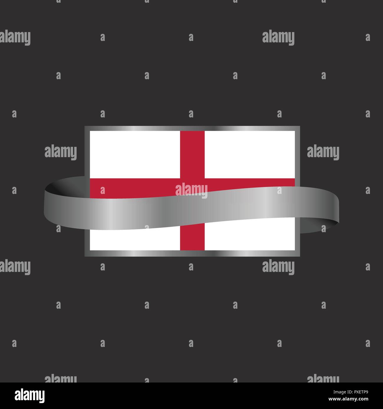 England flag Ribbon banner design Stock Vector Image & Art Alamy