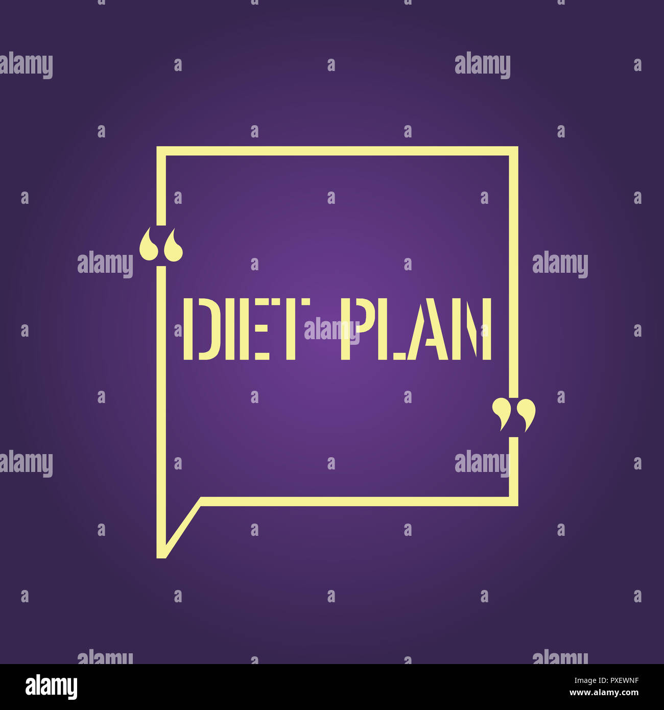 Text sign showing Diet Plan. Conceptual photo Use of specific intake of ...