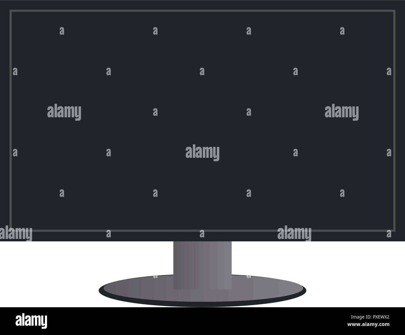 Monitor Lcd Logo Icon Design Template Vector Stock Vector Image & Art 