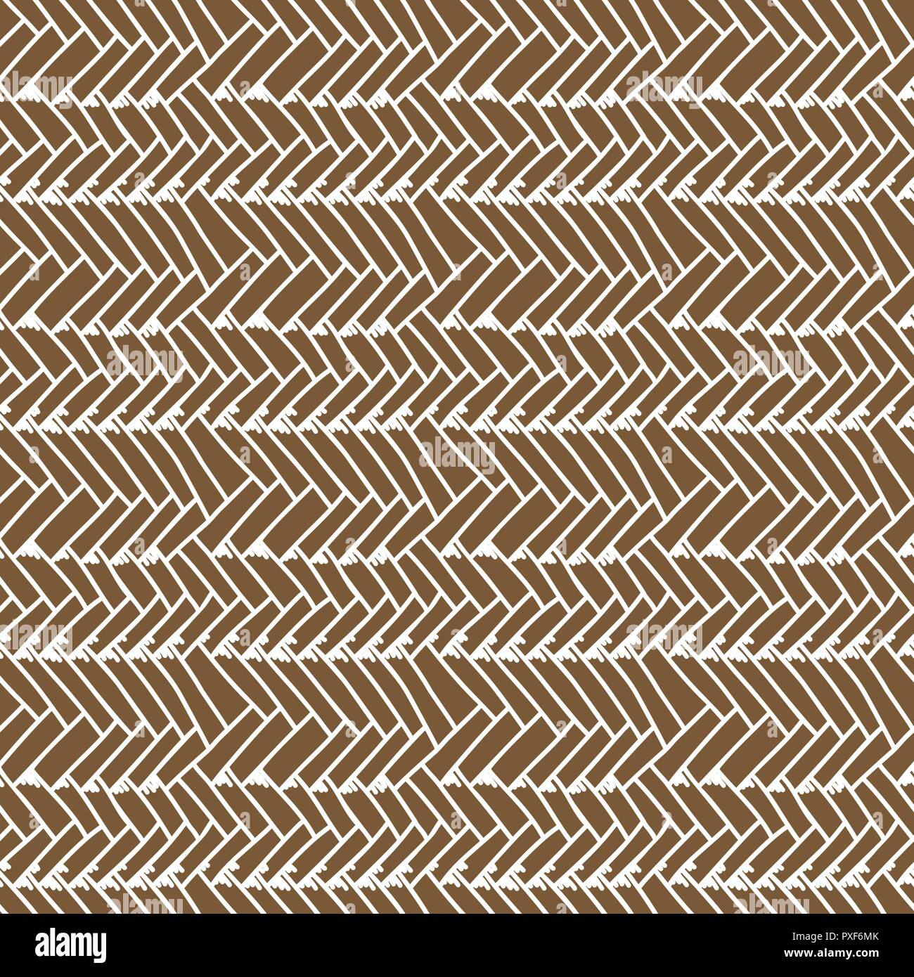 Woven seamless pattern. Braided mat. Vector Illustration Stock Vector