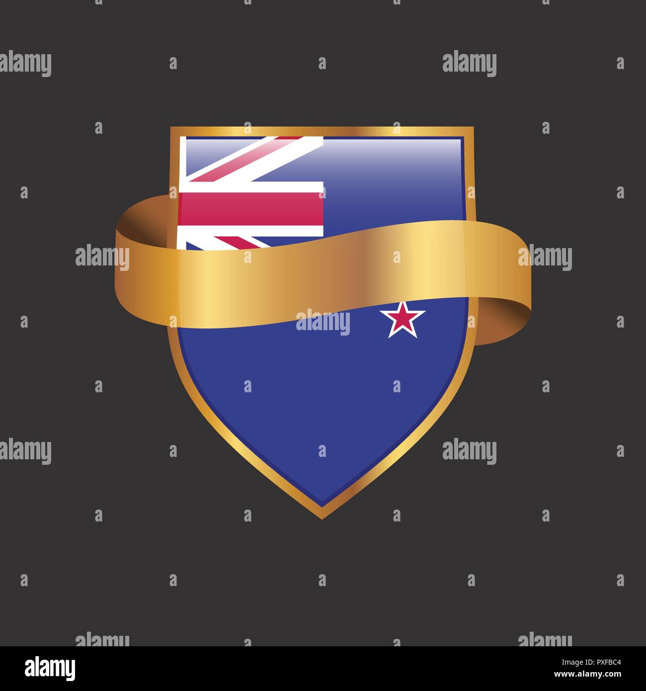 New Zealand Flag Golden Badge Design Vector Stock Vector Image Art all-pbs-kids-logos-image-to-u