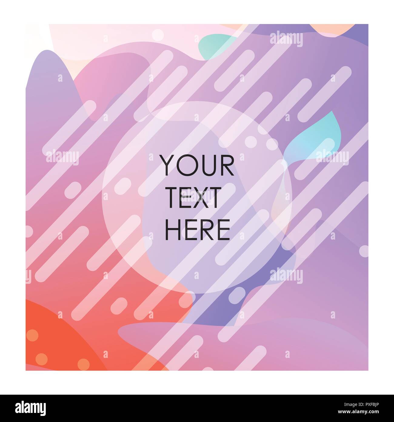Colorful Background With Typography Vector Stock Vector Art