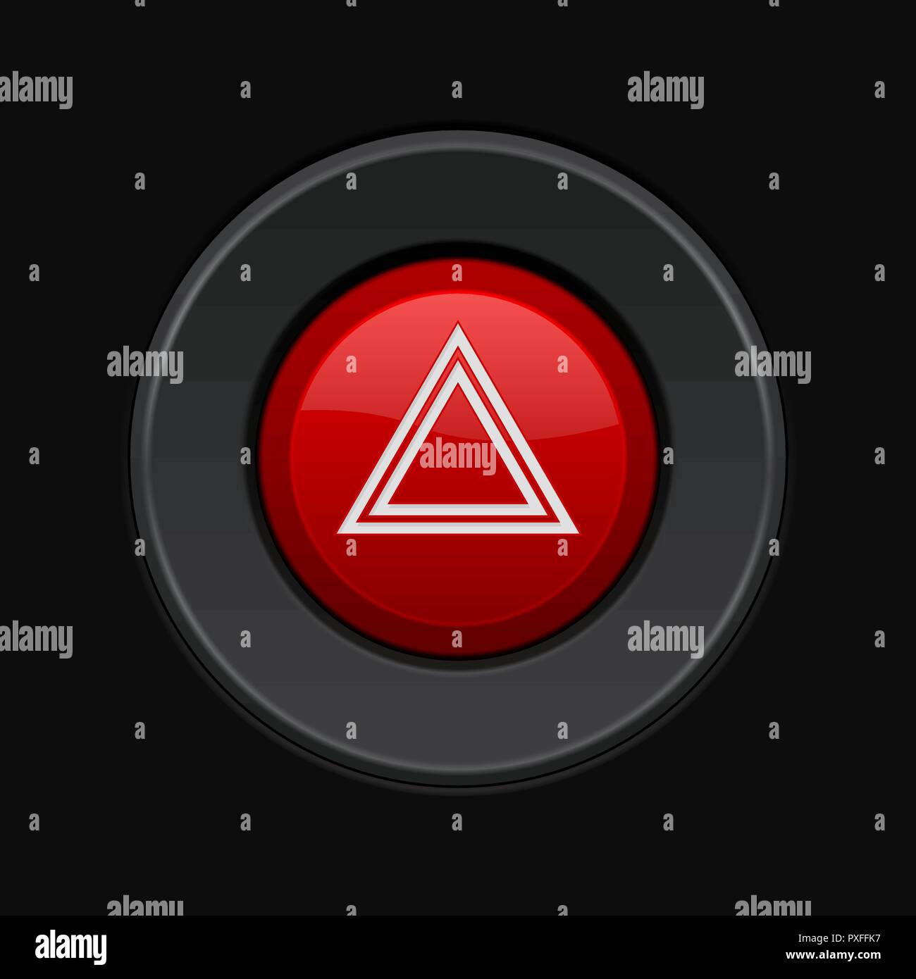 red car warning light