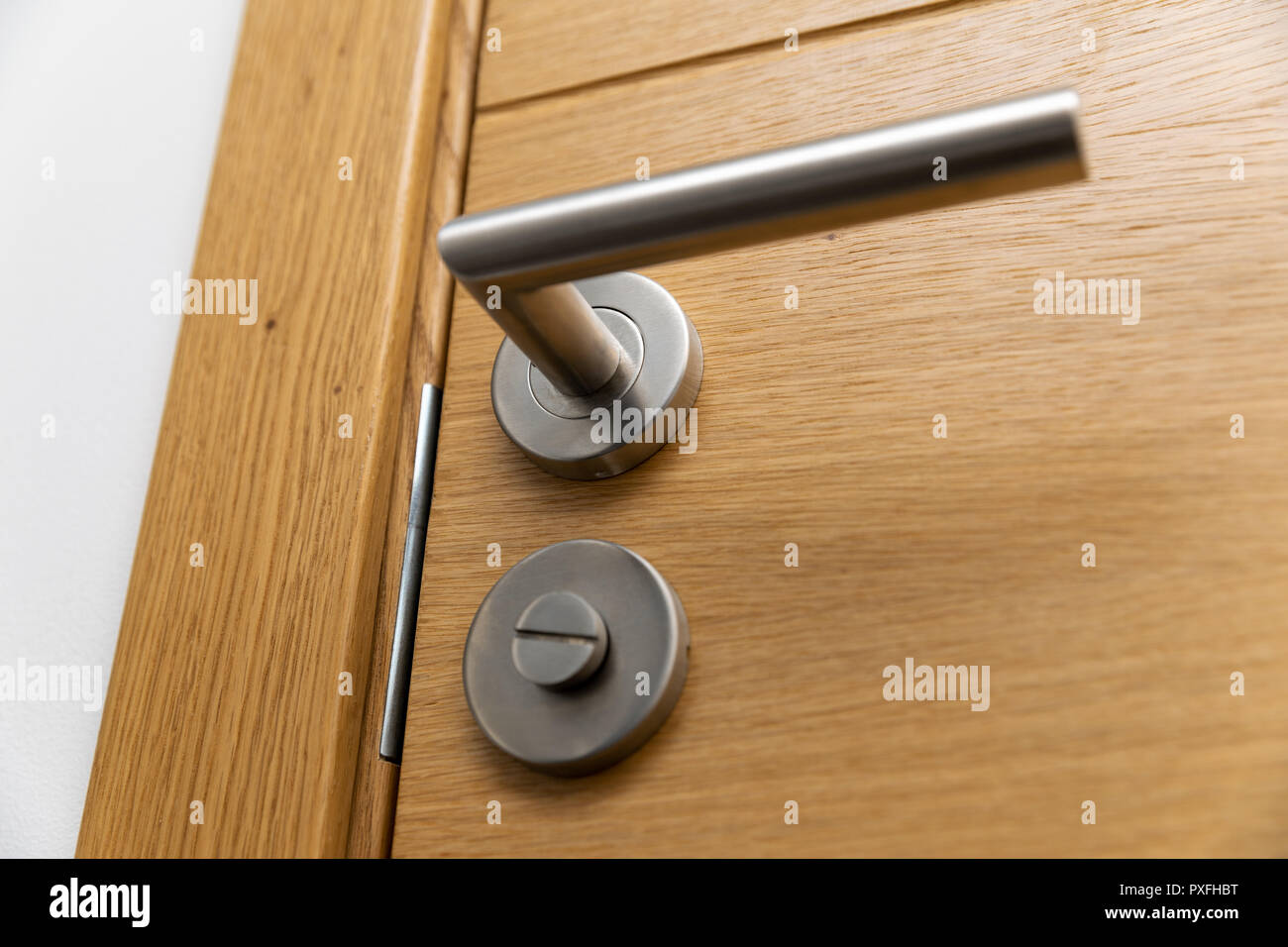 door handle closeup Stock Photo