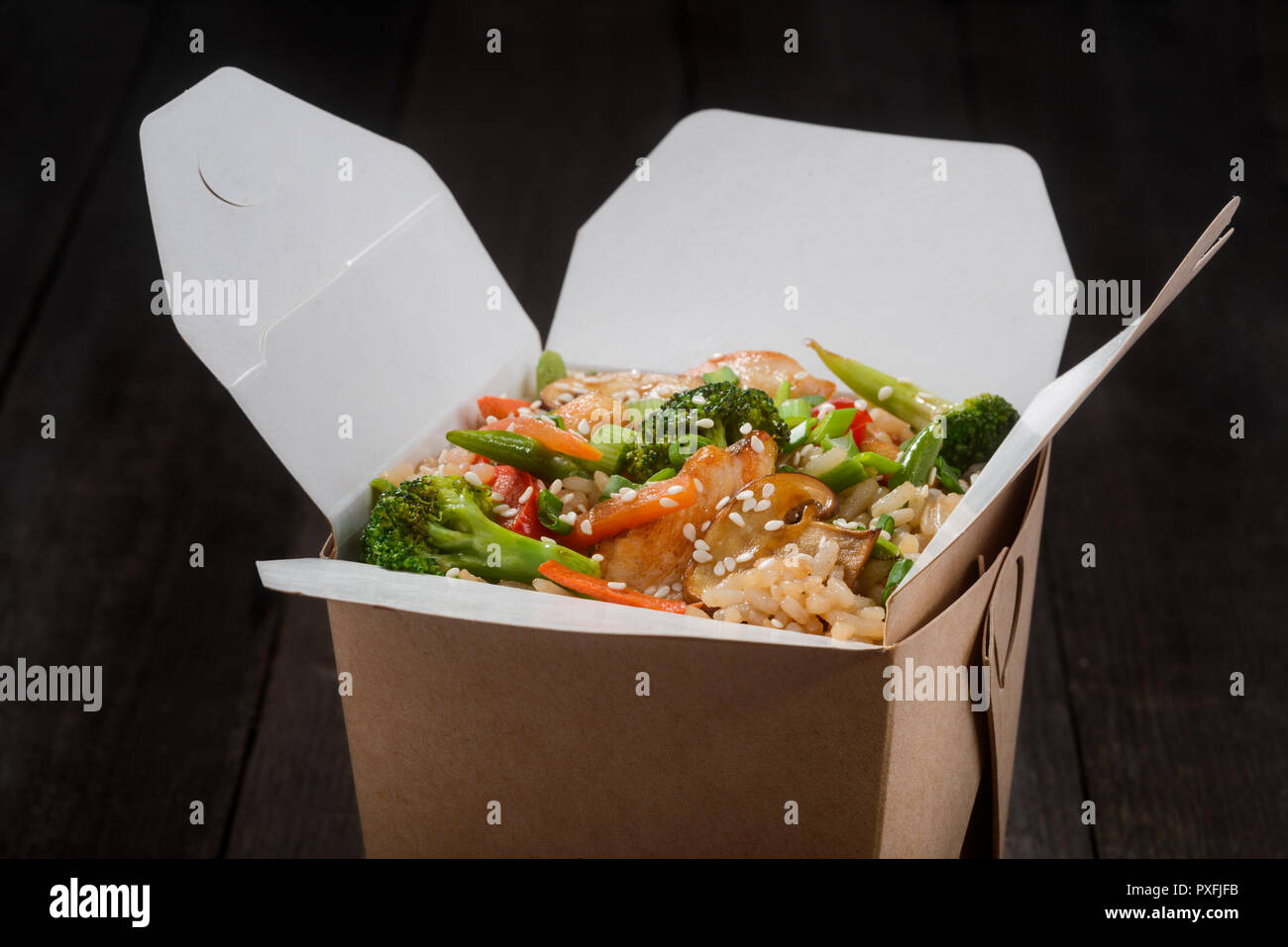 Asian food delivery Stock Photo Alamy