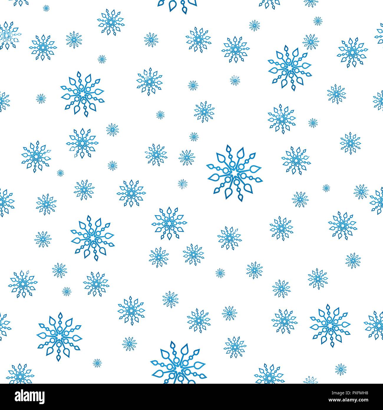 seamless snow pattern