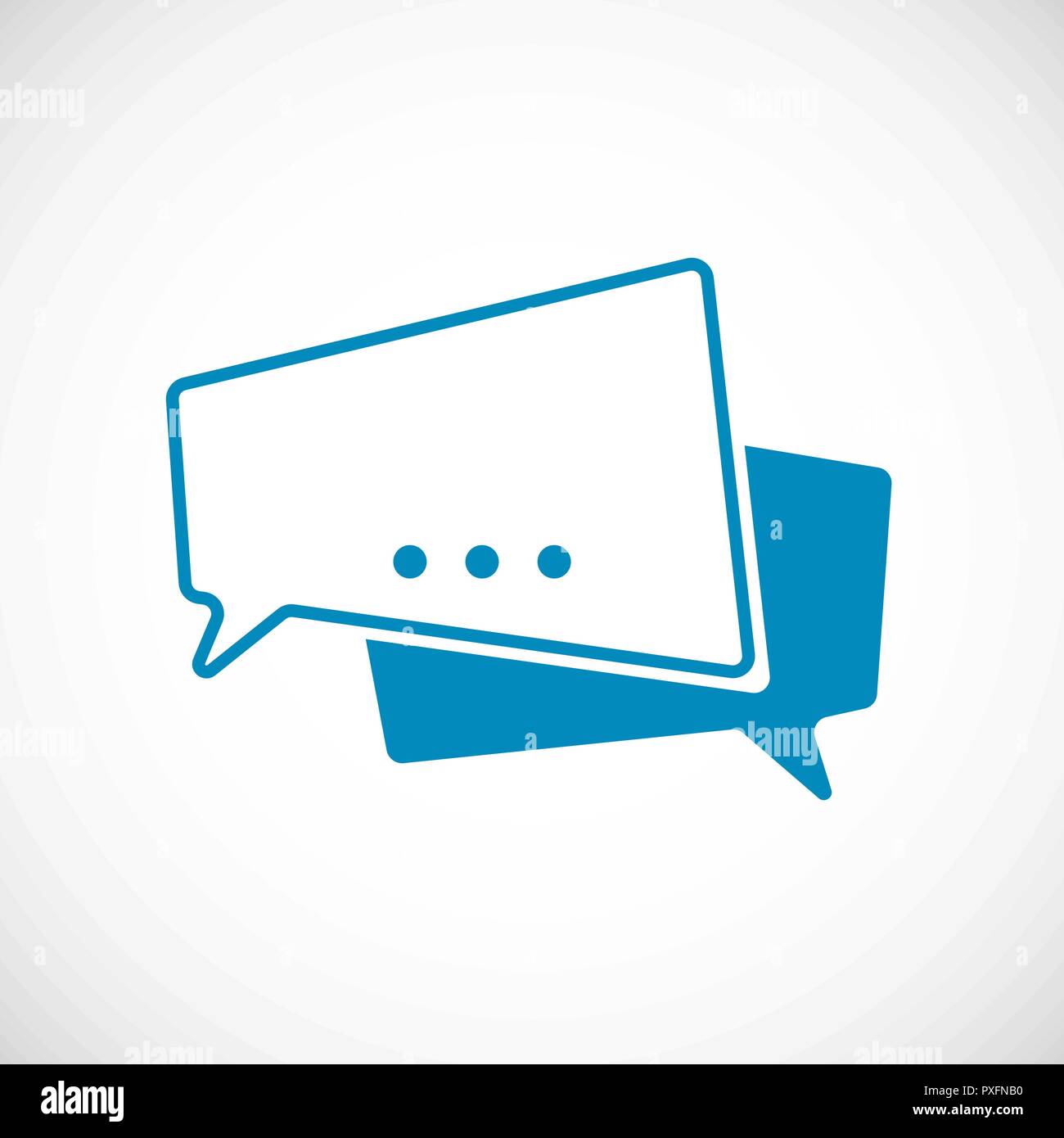Chat Message Doodle. Message as Speech Bubble Web Icon. Element of web icon for mobile concept and web apps. Vector illustration Stock Vector