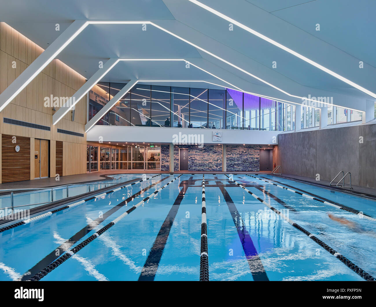 Swimming pool. Pridham Hall, Adelaide, Australia. Architect Snøhetta