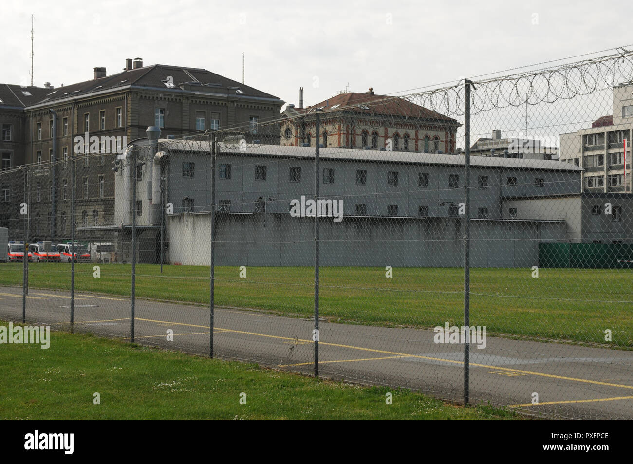 Switzerland The jail in the old fort "Kaserne" in ZürichCity Stock