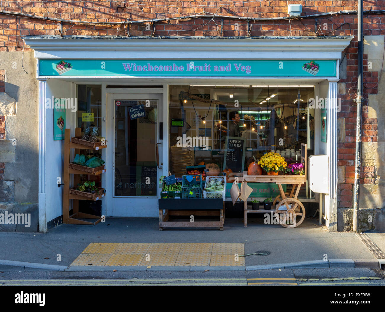 North Street Fruit and Veg shop in Cotswolds