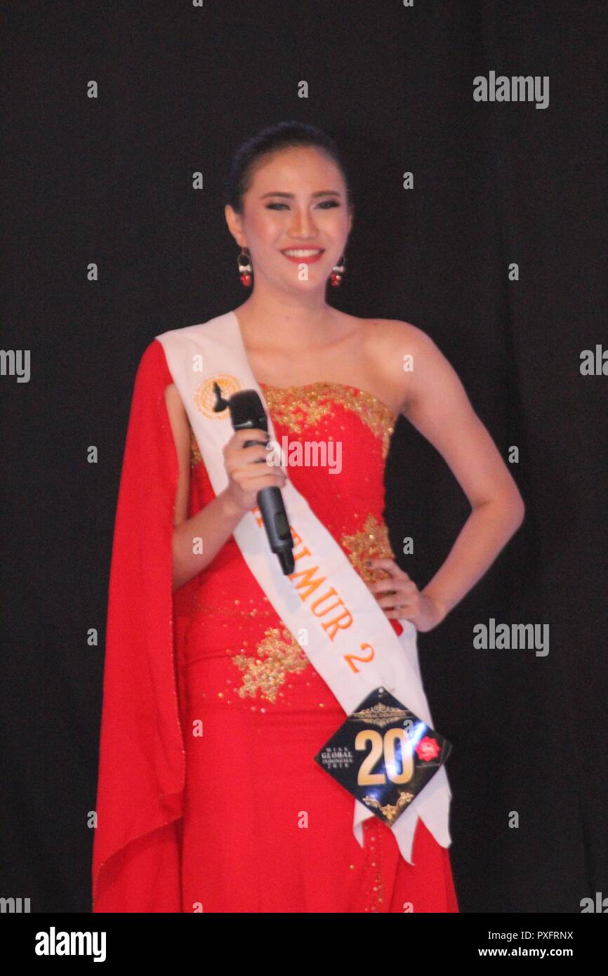 Madiun, Indonesia. 20th Oct, 2018. Paradika Gita, representative ...