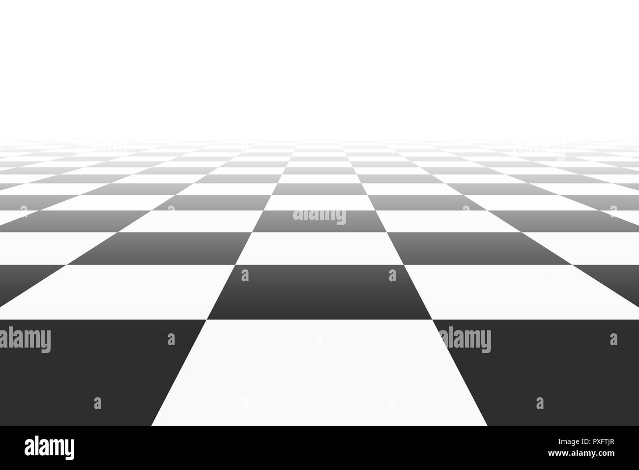 background with checkered surface in perspective view. vector illustration Stock Vector