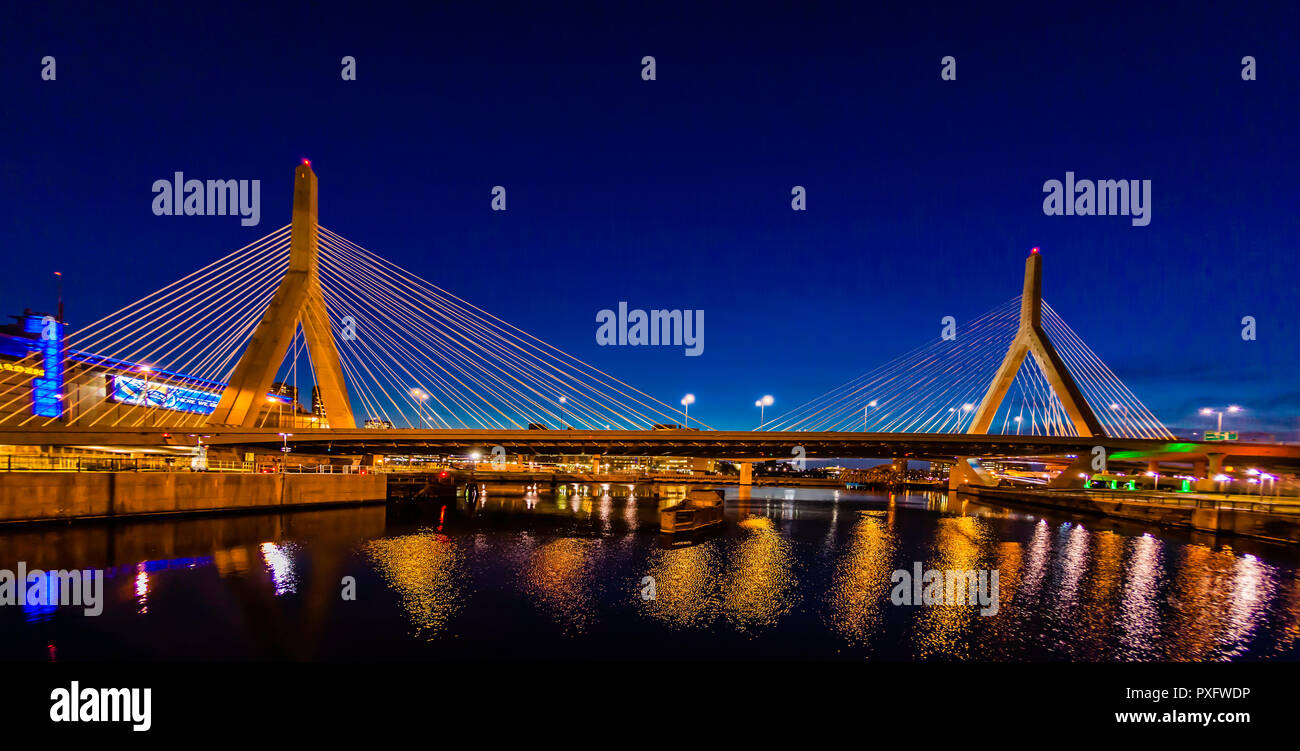 Leonard P. Zakim Bunker Hill Memorial Bridge Boston, Massachusetts, USA Leonard P. Zakim Bunker Hill Memorial Bridge Boston, Massachusetts, USA