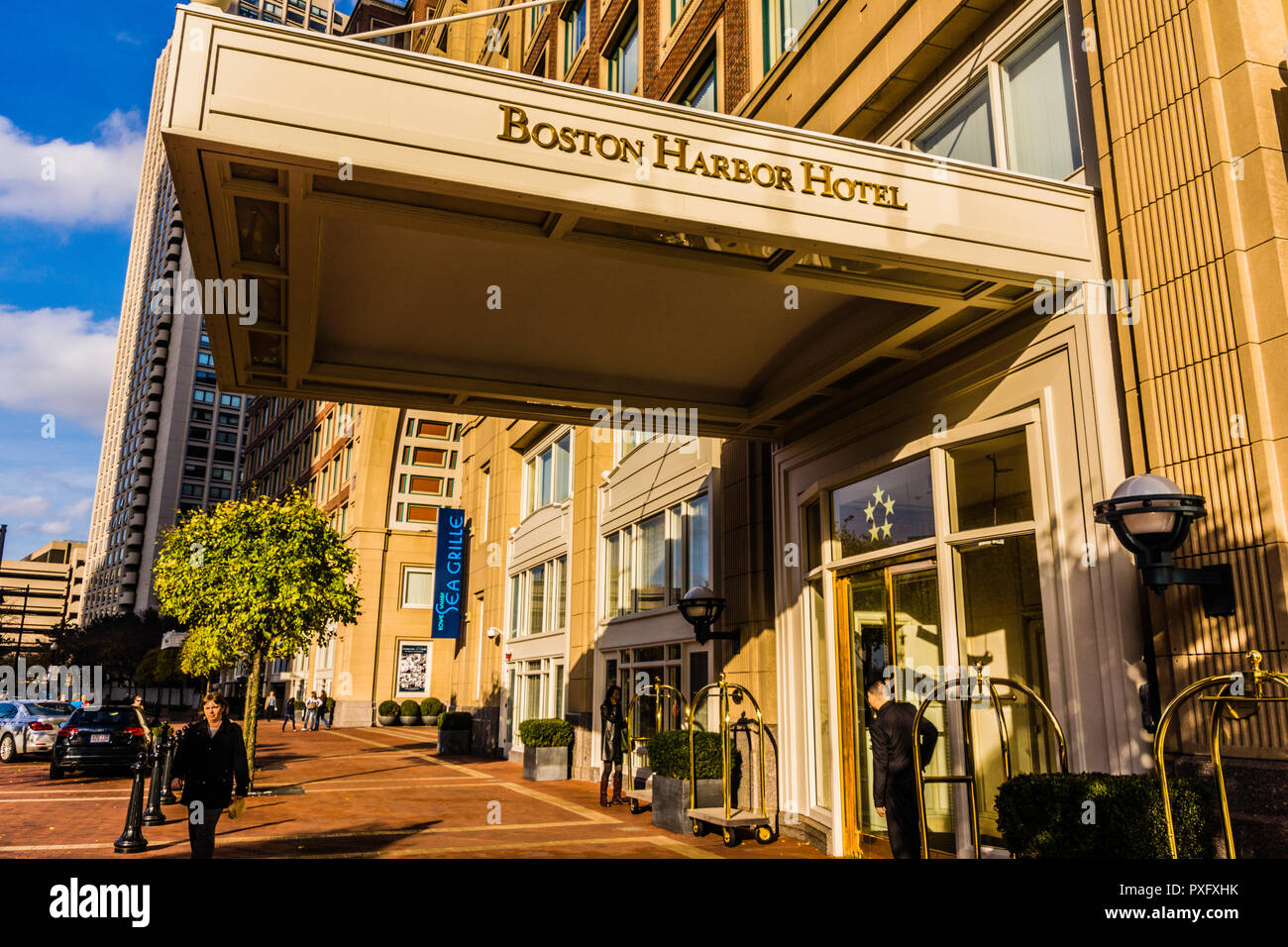 Boston Harbor Hotel Boston, Massachusetts, USA Stock Photo Alamy