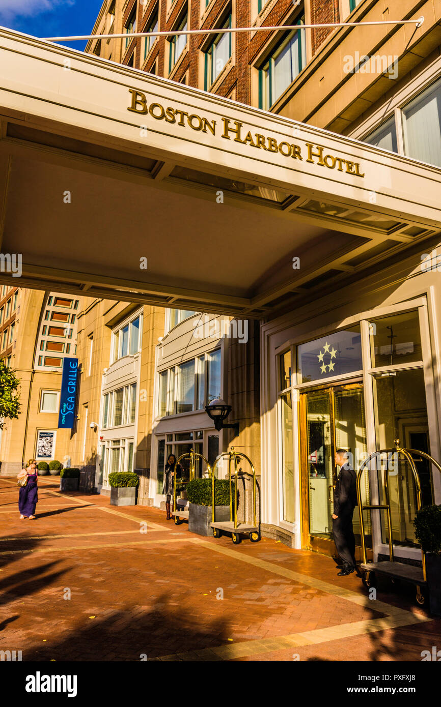 Boston Harbor Hotel Boston, Massachusetts, USA Stock Photo Alamy