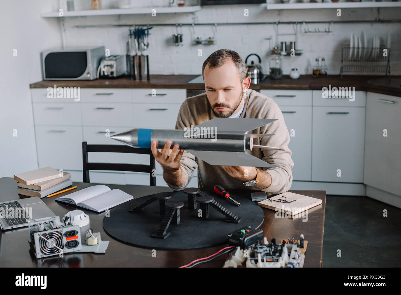 Rocket Model High Resolution Stock Photography and Images - Alamy