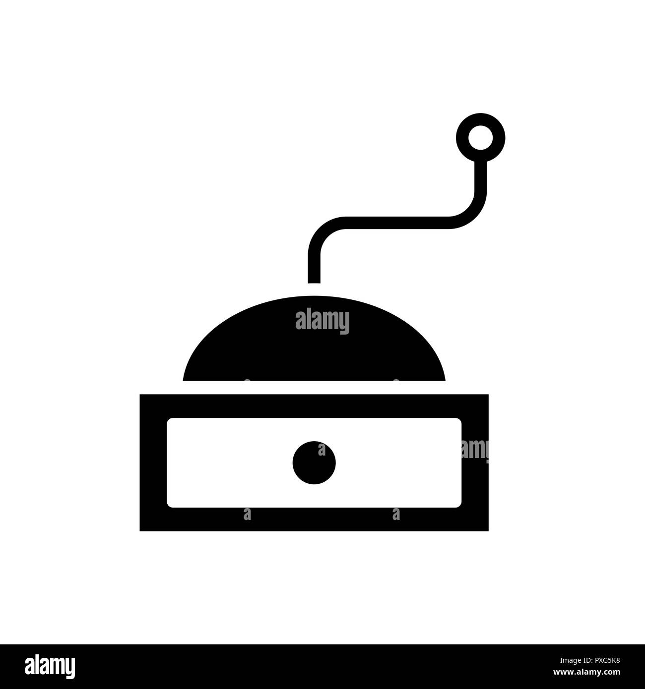 Coffee maker simple flat style vector icon Stock Vector Image & Art - Alamy