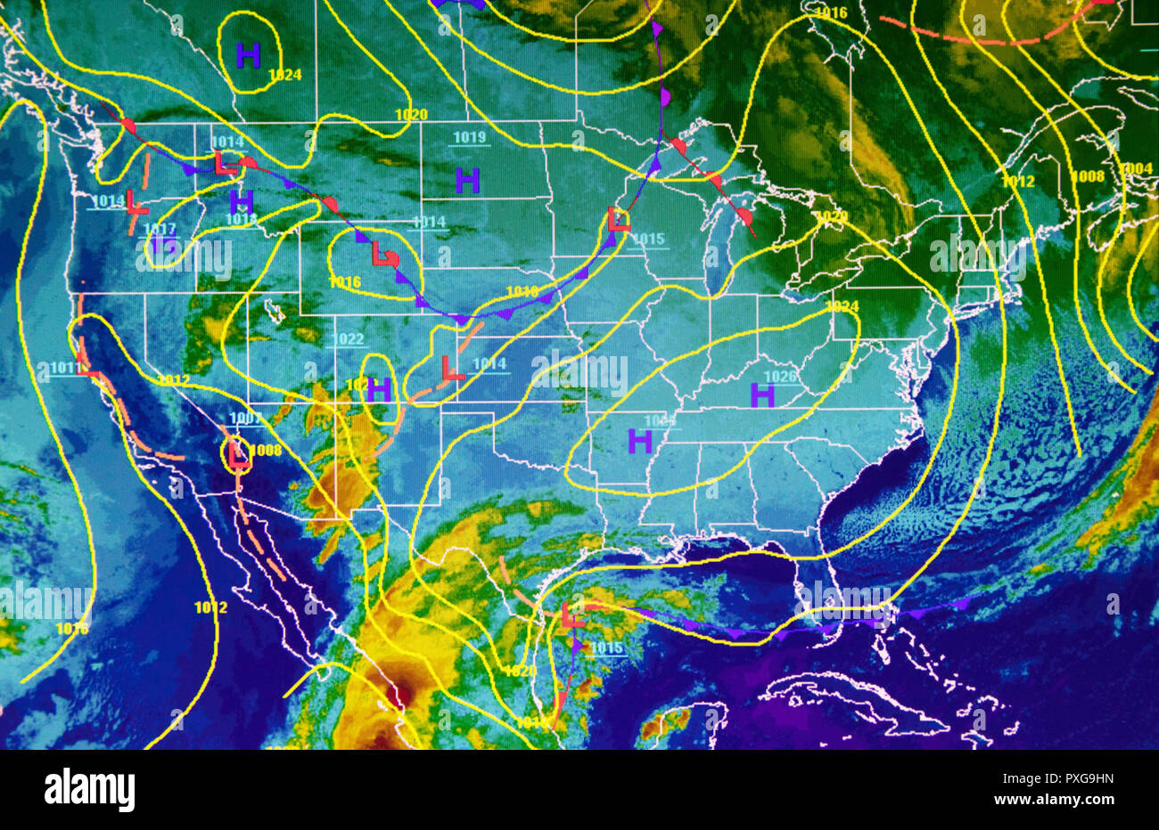 High Pressure Weather System High Resolution Stock Photography and