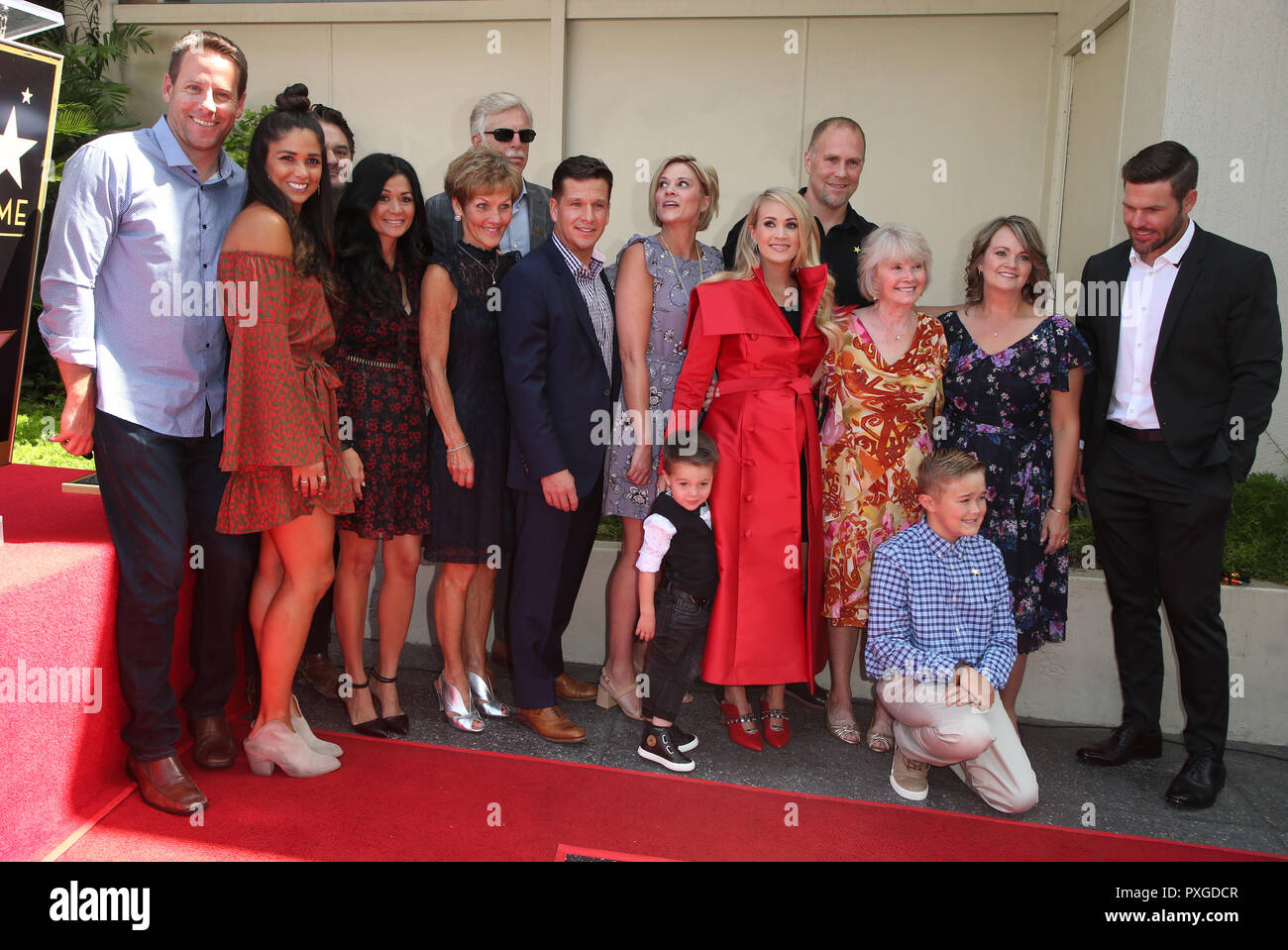 Carrie Underwood Honored With Star On The Hollywood Walk Of Fame Featuring:  Carrie Underwood, Mike Fisher, Isaiah Michael Fisher, Carole Underwood, Stephen  Underwood, Family Where: Hollywood, California, United States When: 20 Sep