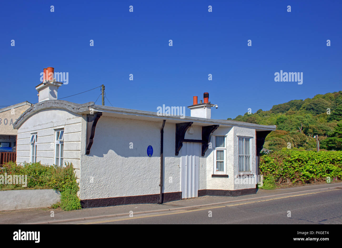 The old Toll House, built 1877 and the oldest surviving concrete house