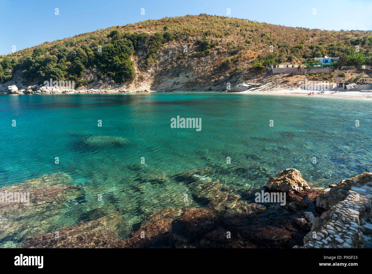 Monastery Beach Zwischen Saranda Und Ksamil Albanien Europa monastery-beach-zwischen-saranda-und-ksamil-albanien-europa