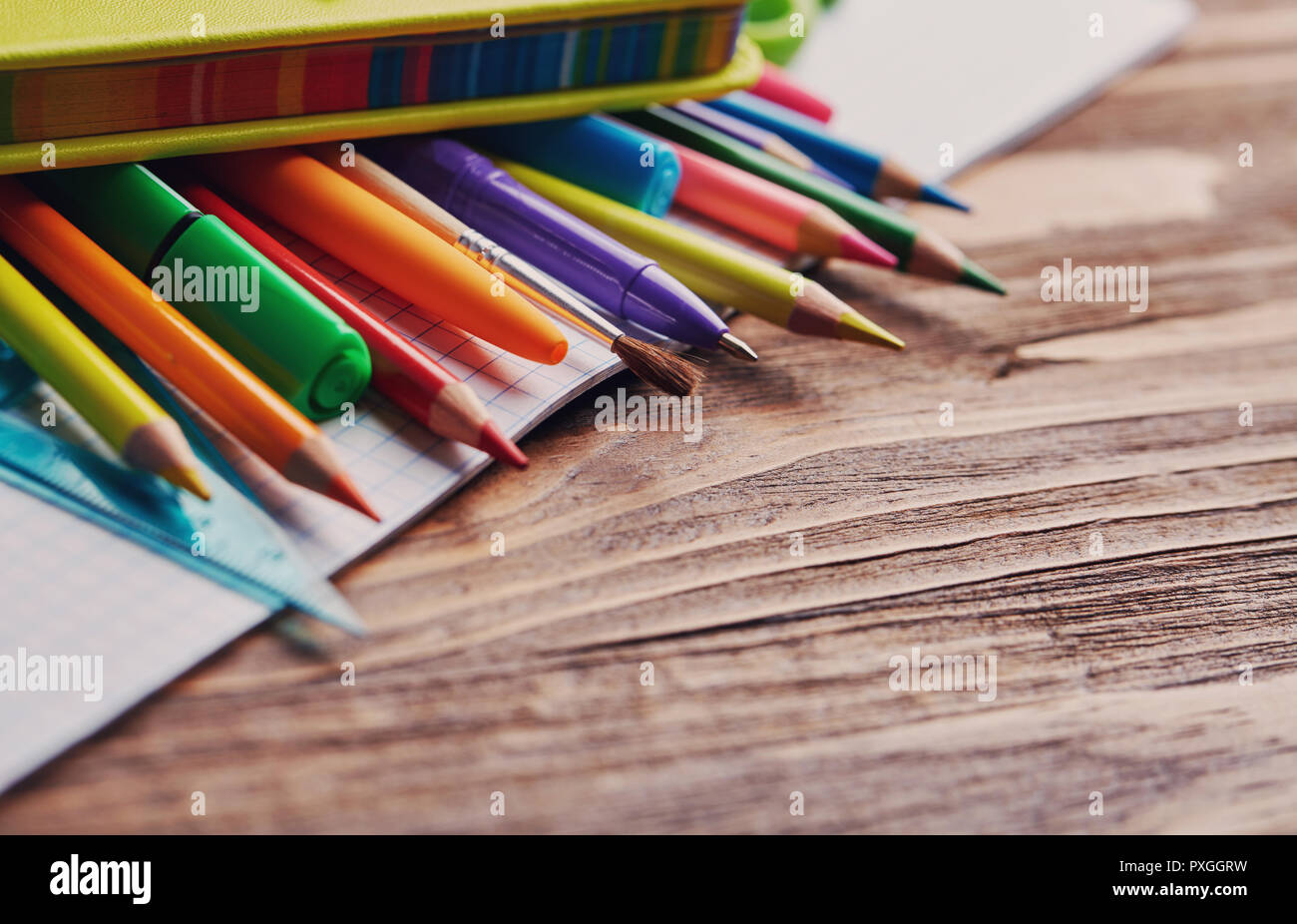 Back to School. School and office concepte Stock Photo