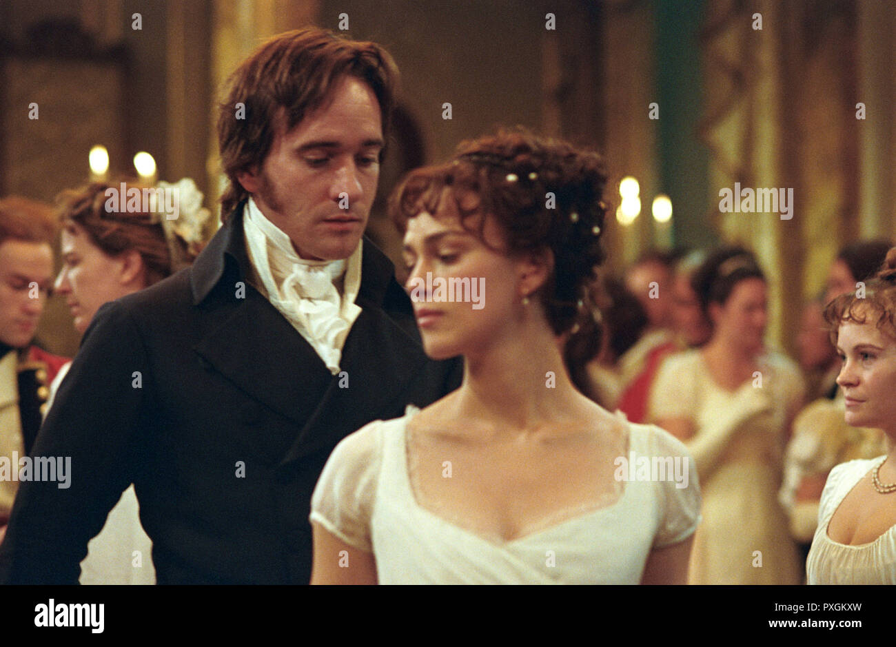 Stolz & Vorurteil aka. Pride & Prejudice, 2005 Regie: Joe Wright, Mr. Darcy (MATTHEW MACFAYDEN) and Elizabeth Bennet (KEIRA KNIGHTLEY) Stock Photo