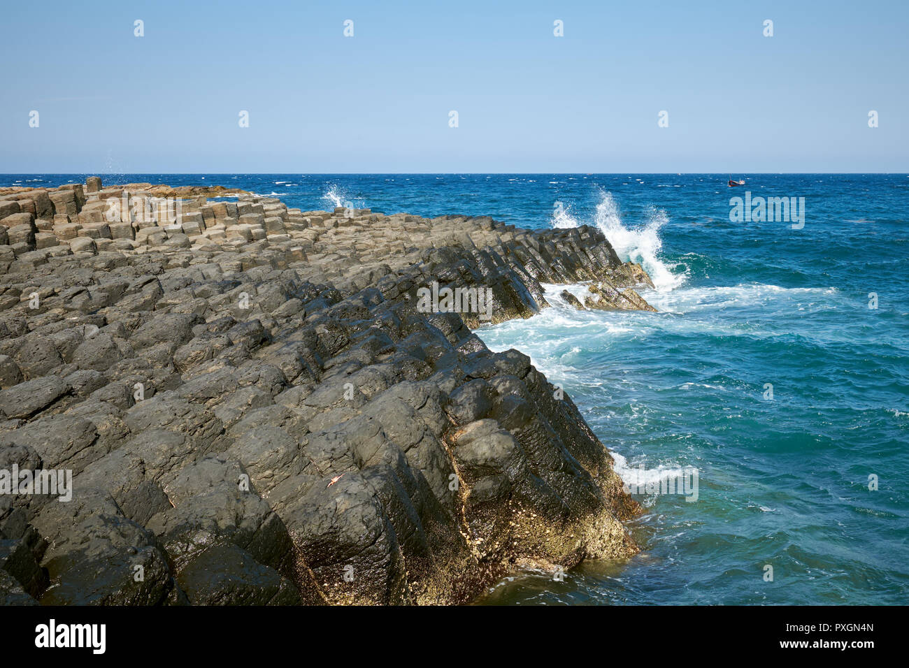 Ganh Da Dia, Phu Yen, Vietnam Stock Photo