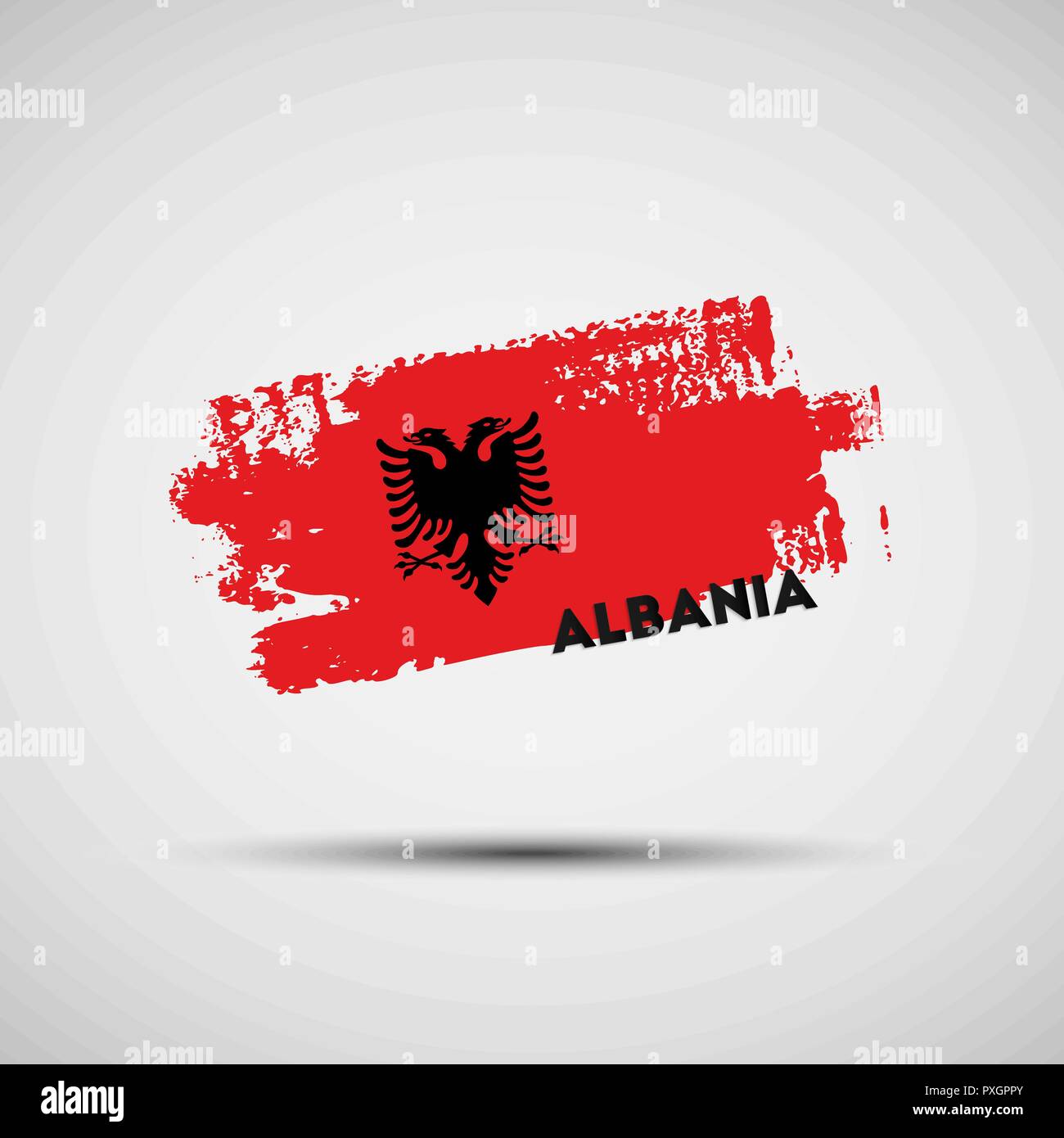 Albanian colors Stock Vector Images - Alamy