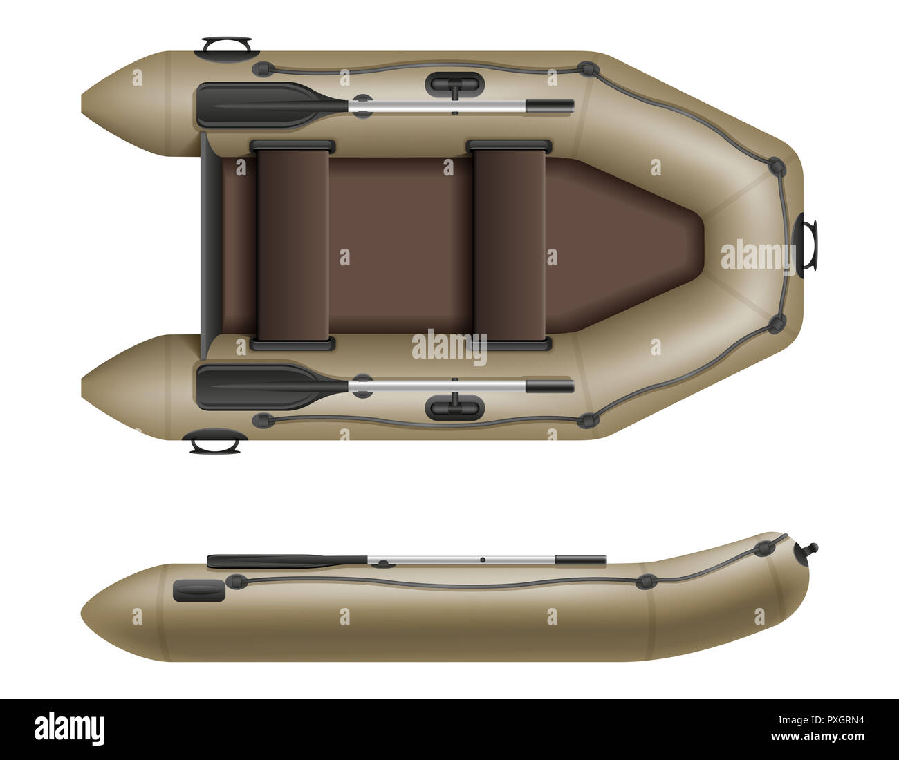 Inflatable Rubber Boat For Fishing And Tourism Vector Illustration inflatable-rubber-boat-for-fishing-and-tourism-vector-illustration
