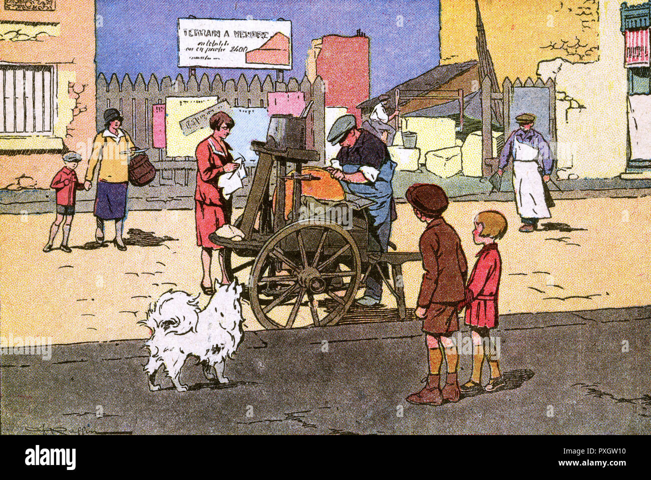 Knife grinders dog hires stock photography and images Alamy