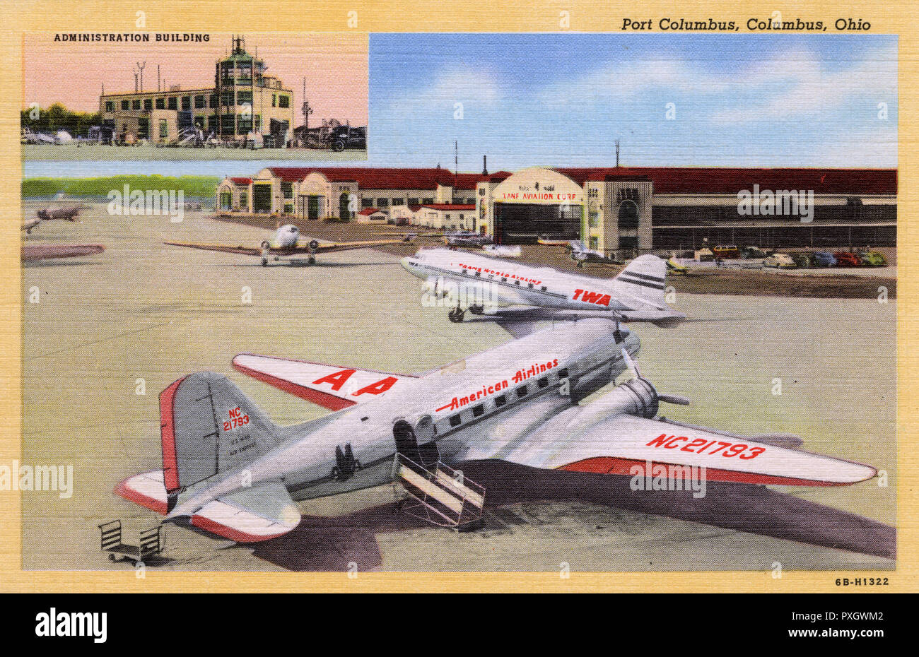 Airport - Port Columbus, Columbus, Ohio, USA Stock Photo