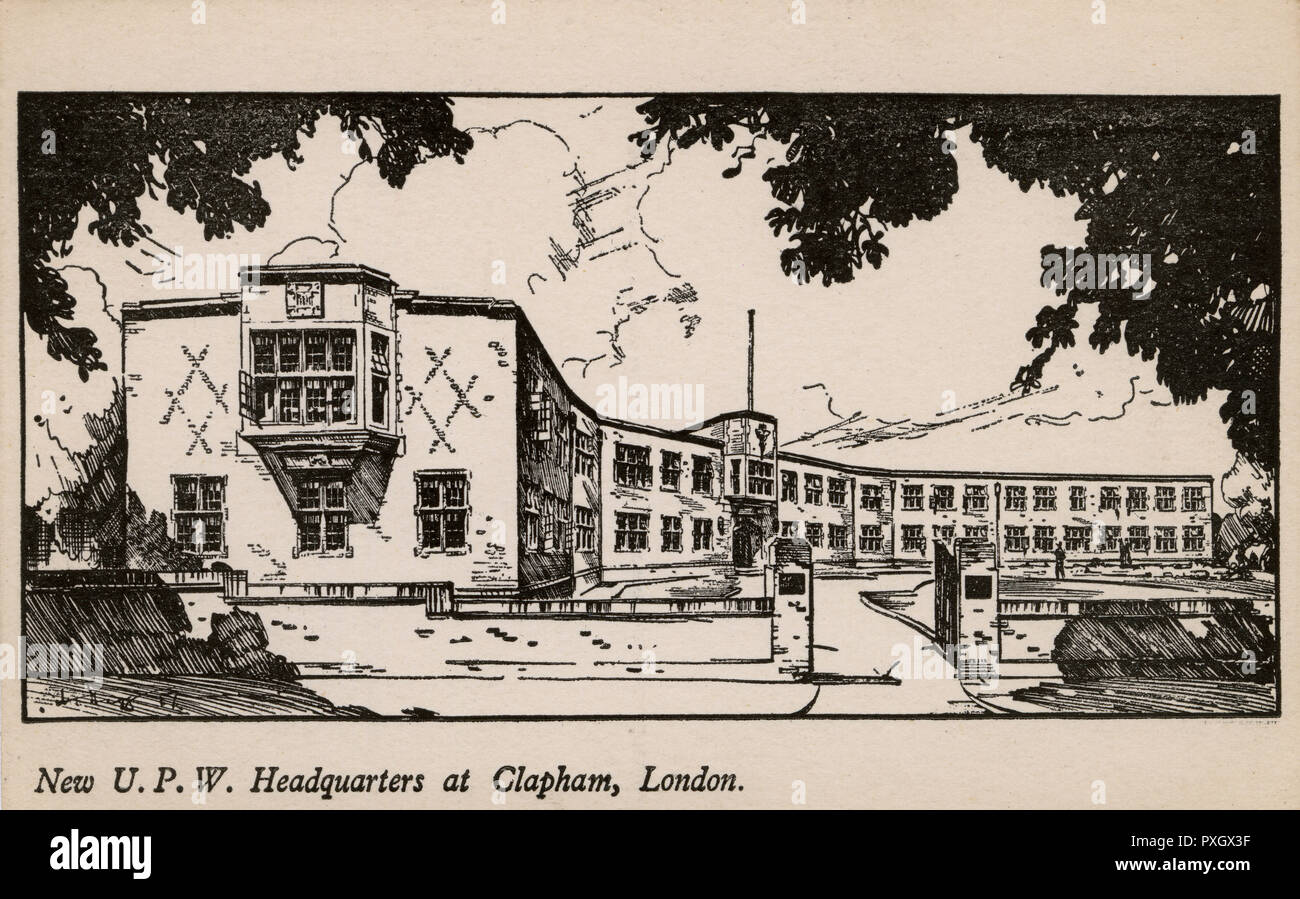 The new U.P.W. Headquarters, Clapham, London Stock Photo