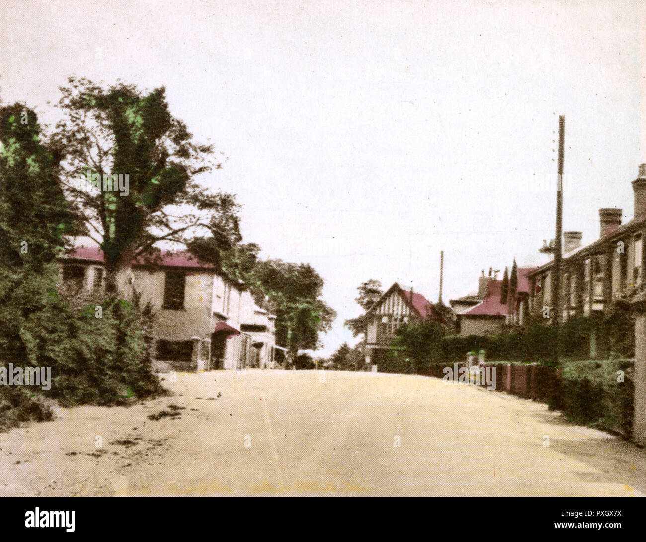Bembridge, Isle of Wight, Hampshire Sherbourne Street Stock Photo Alamy