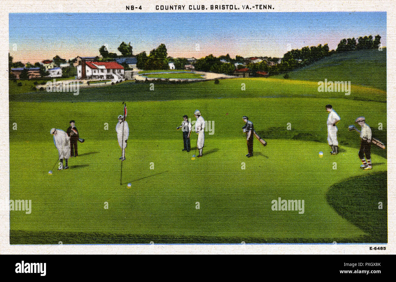 Golf at the Country Club, Bristol, TennesseeVirginia Stock Photo Alamy