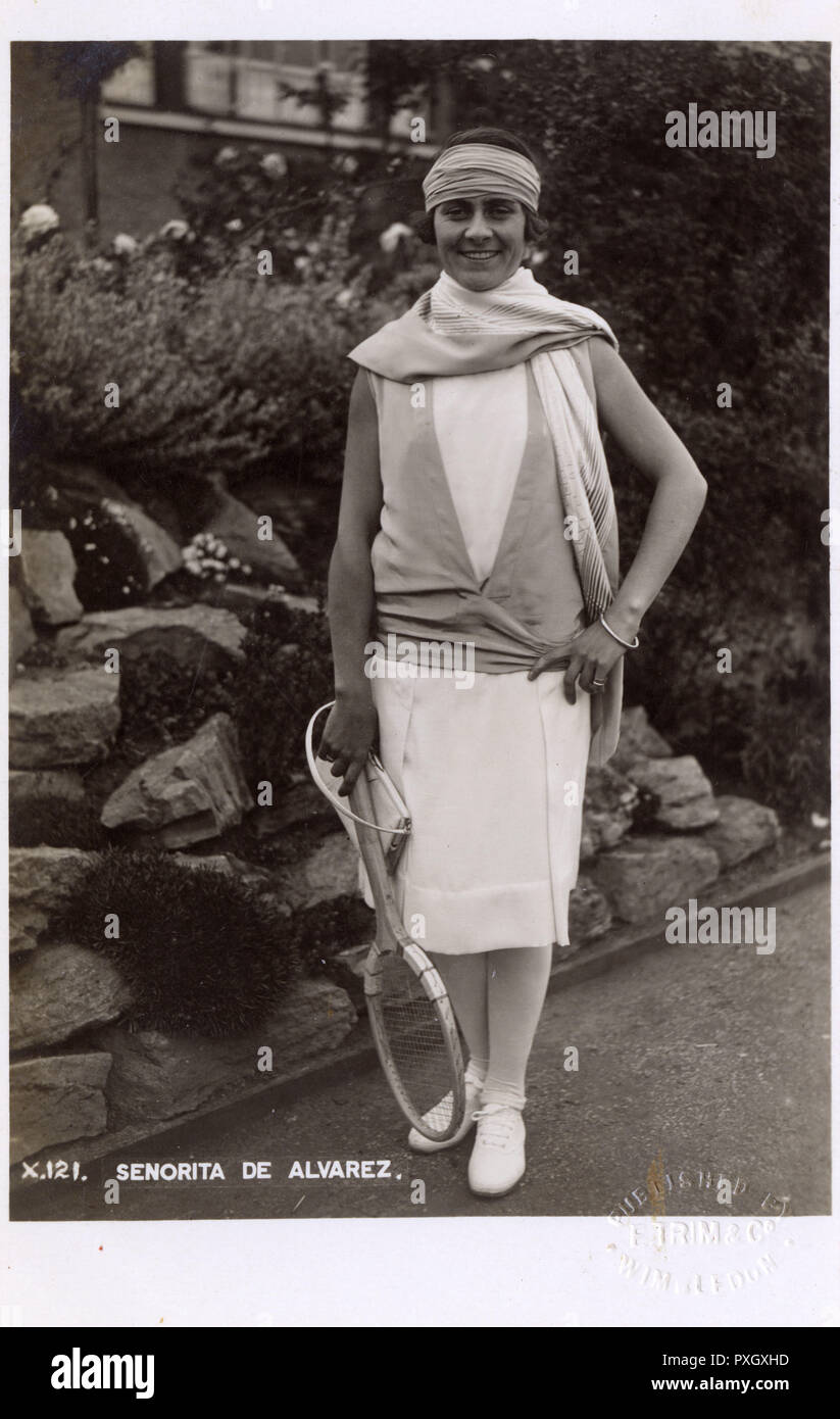 Disciplin eksplicit Forretningsmand Elia Maria Gonzalez-Alvarez y Lopez-Chicheria , also known as Lili Alvarez  (19051998) - a Spanish multi-sport competitor, an international tennis  champion, an author, feminist and a journalist. Pictured here at the  Wimbledon